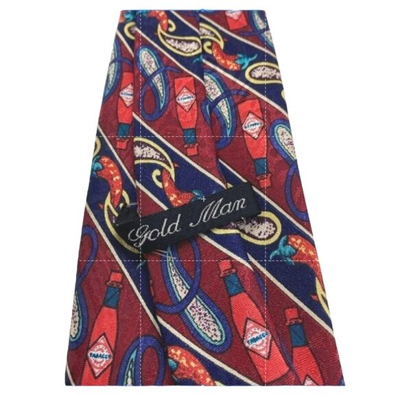Vintage Gold Man Tabasco Tie - Picture 2 of 5